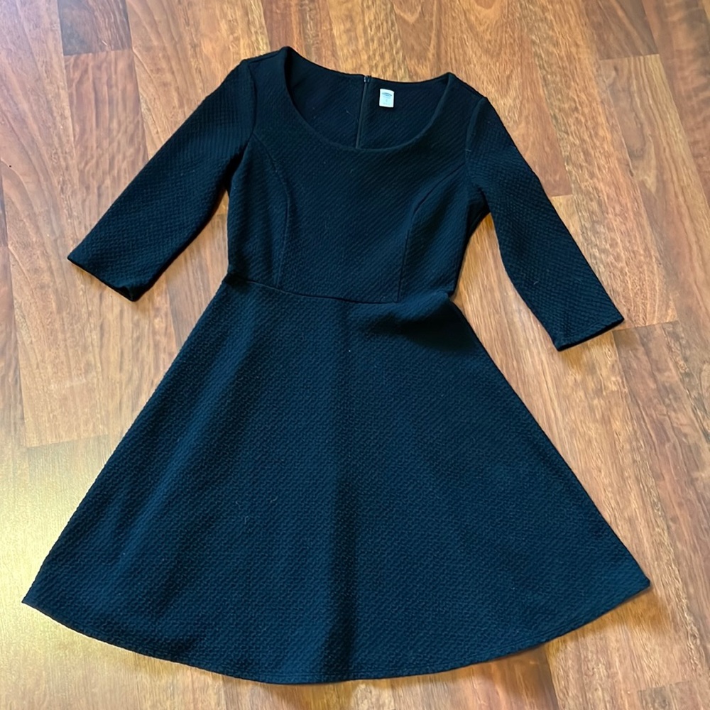 Black old navy a line dress